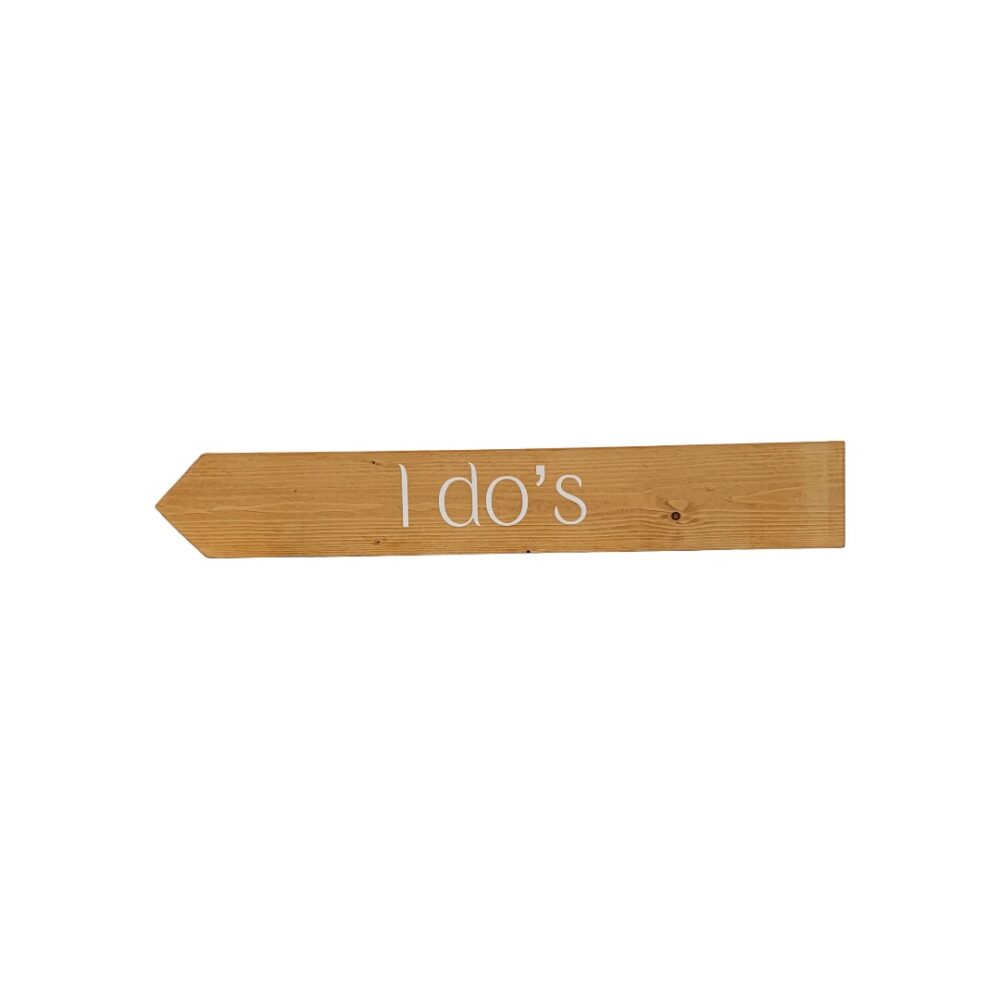 Wegwijsbord I do - Afbeelding 2